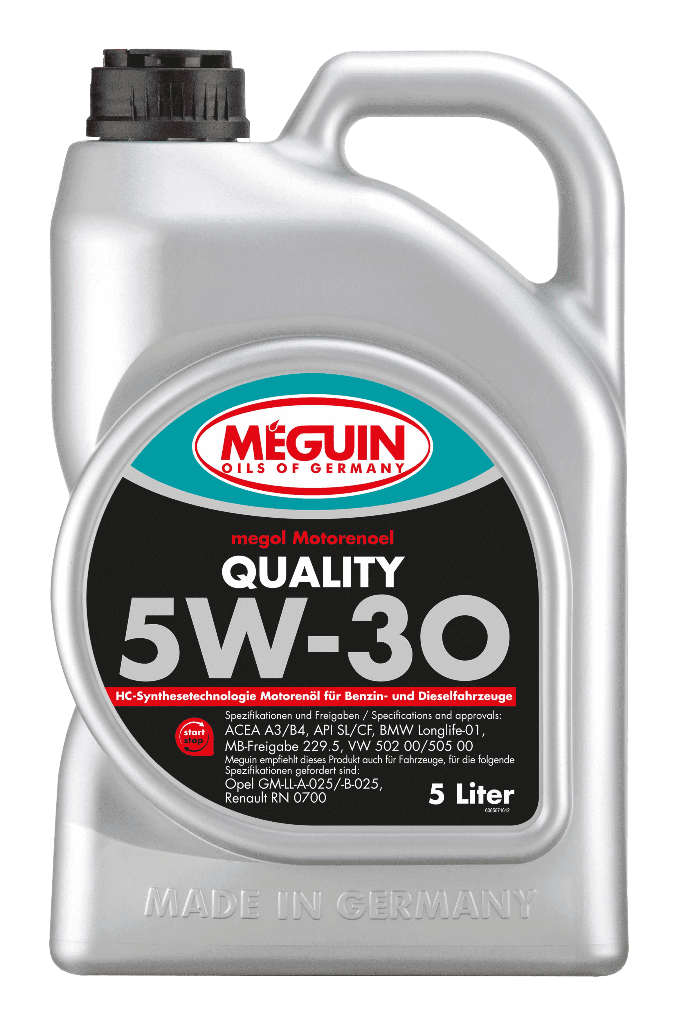 Моторное масло MEGUIN Megol Quality 5W-30, 5л (MEGUIN: 6567)